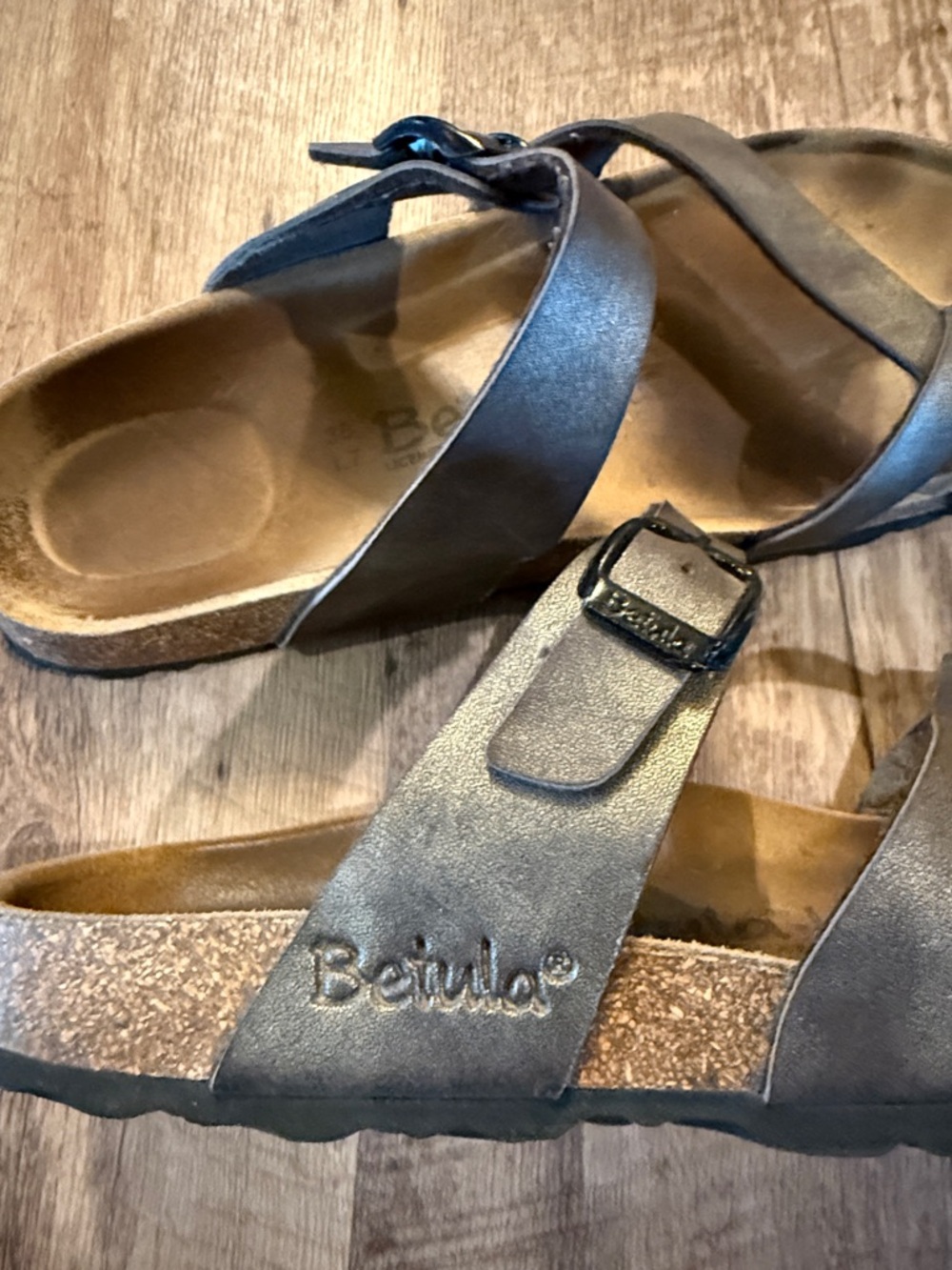 Women Betula licensed by Birkenstock Double-Strap Toe Loop Sandals - Black - Picture 4 of 5